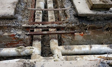 Sanacija dijela toplovoda u Županijskoj ulici